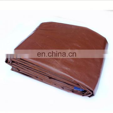 high quality brown & blue Laminated Water Proof PE Tarpaulin from china suppliers