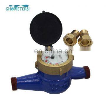 Cast iron Cheap type China Multi jet dry type Water Meter