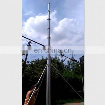 22m electric CCTV lighting mast tower telescoping tv antenna mast electric telescopic lifting rod