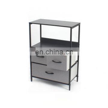 Customized 5L-801 practical 3-Drawer storage chest  fabric chest dresser storage tower