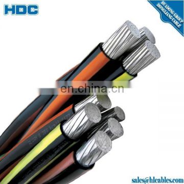 LV Aerial Bundled Conductor na2xs(f)2y ABC Cable 0.6/1kv All Aluminum conductor XLPE insulated alloy messenger 16 - 120mm2