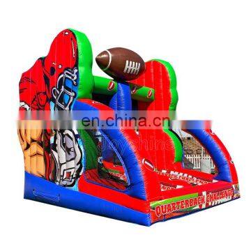 Inflatable Quarterback Challenge Football Darts Shoot Game Goals