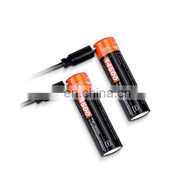 New trending 3.7V 750mAh lithium ion li ion 14500 usb rechargeable battery