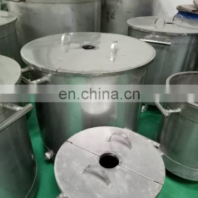 stainless steel 304 material movable storage mixing barrel