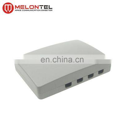 MT-1212 Cheap price wall mount type indoor plastic 4 core ATB FTTH access fiber optic surface box