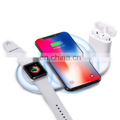 10W 7.5W 5W Magnetic Quick Charge 3 in 1 Watch Pods Cell Phone Wireless Charger