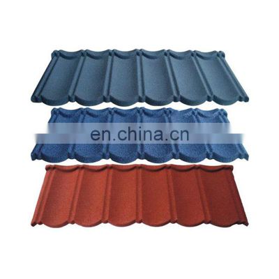 Hot-Dip Galvalume Stone Coated Roof Tiles Wholesale Roofing Long Life Span Roofing Tile Price Per Piece