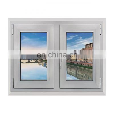 Custom windows  casement grill double glass aluminum alloy windows for house and apartments
