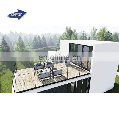Mobile Light steel structure villa house design tiny house prefabricated luxury villa  for sale