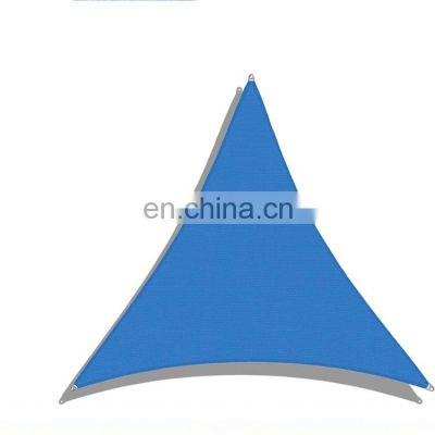 Factory Direct Distributor High Strength HDPE Sun Shading Sail Anti UV Outside Beach Sand Color Garden Party Canopy Courtyard