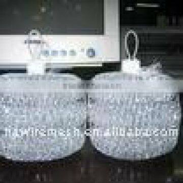 kitchen galvanized mesh scourer