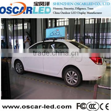china market of electronic xx image taxi roof advertising box for advertisement