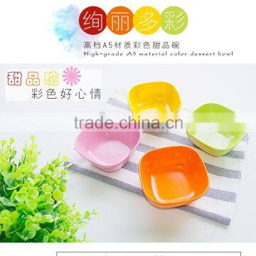 Colorful plastic melamine baby bowl