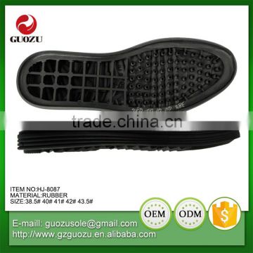 rubber sole type men flat casual shoes sole rubber sole