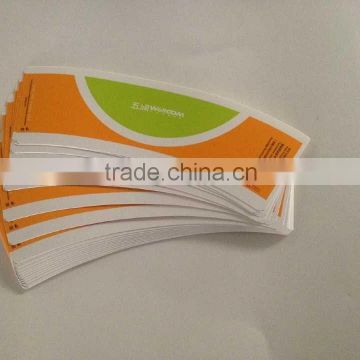 flexo print disposable pe coated paper blanks for paper cup