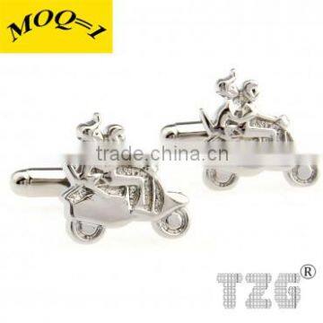 Fashion Stainless Steel Motor Cufflink