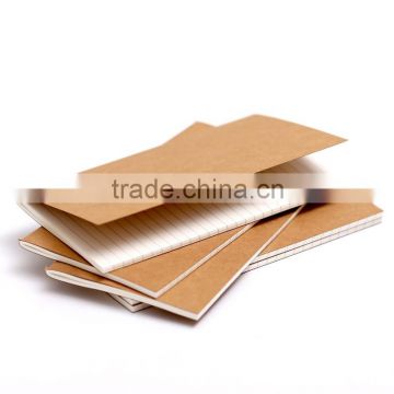 China cheap perfect binding a5 kraft notebook customized printing composition book