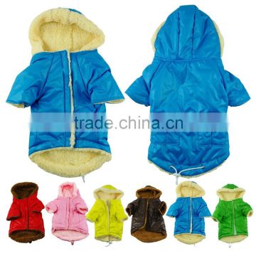Yiwu Berry 4 Size Winter Warm Small Dog Puppy Fur Lined Coat