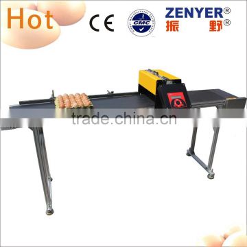 high capacity hot sale egg use farm use stainless steel egg printing machine