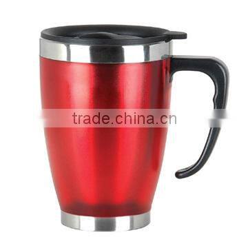 classic double wall stainless steel travel mug bowl mug