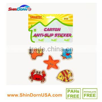 Colorful kids safety shower anti slip stickers