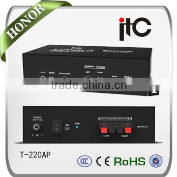 ITC T-221AP 2 Channel 20W Small Style Class D Wall Mounted Speaker Amplifier                        
                                                Quality Choice
