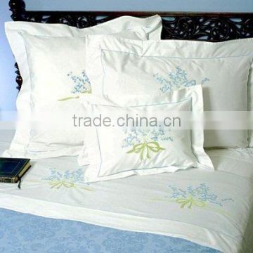 hand embroidery bedding set
