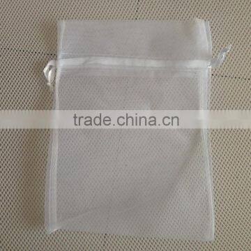 white color fashion organza bag for gift package
