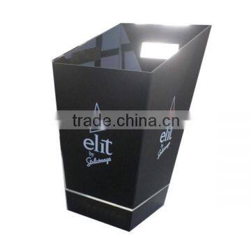 Black LED Ice Bucket in Acrilyc Material