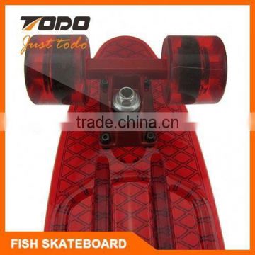 27" Deck Fish Skateboard with 82A PU wheel CE&ISO9001