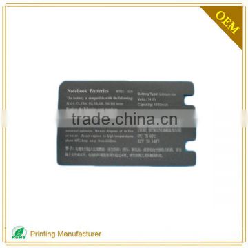 High Quality Private Printing Battery Sticker Label Manufacturers In Shenzhen
