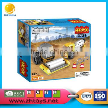 Wholesale toy from china engineering machinery blocks 207PCS in low price