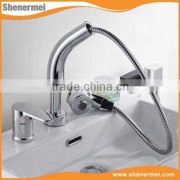 Professional Designer Brass Pull Out Kitchen Faucets