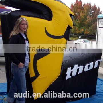 inflatable replica thor 3-d logo for Advertising