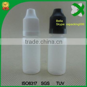 wholesale 10 ml pe eye dropper bottle with childp roof cap