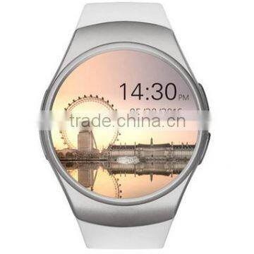 2016 High Quality Wholesale KW18 Smart Watch, IPS Round touch Screen Smart Watch with Heart Rate Monitor