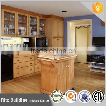 Horizontal kitchen cabinet aluminum design-modular kithcen cabinet