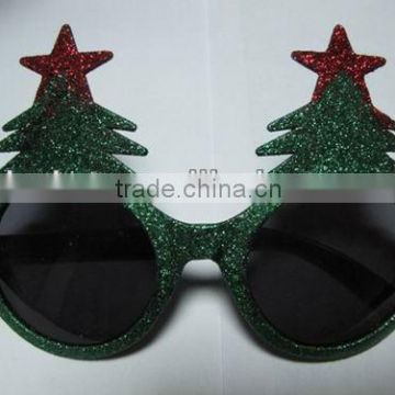 black plastic party sunglasses