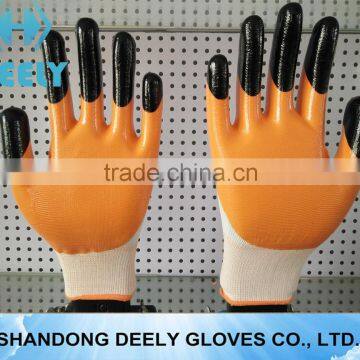 Soft wear foam nitrile dipped custom nitrile gloves