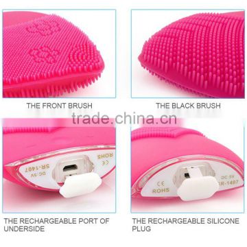 China suppliers silicone cleaning brush electric facial cleansing brush Pigmentation Correctors