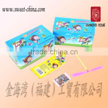 cc sour powder candy with toy candy and card