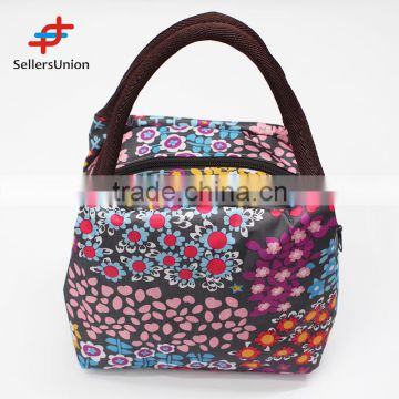 2017 No.1 Yiwu commission agents wanted Floral Square Lunch Bag