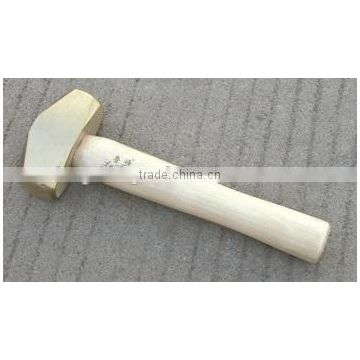 American type carbon steel club hammer with wooden handle