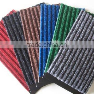 pp carpet double stripe carpet mat