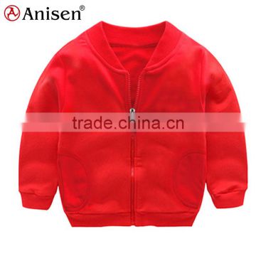 wholesale red cheap windproof custom kids jacket