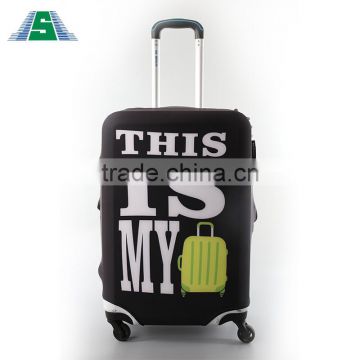 Custom wholesale colorful elastic luggage protective cover