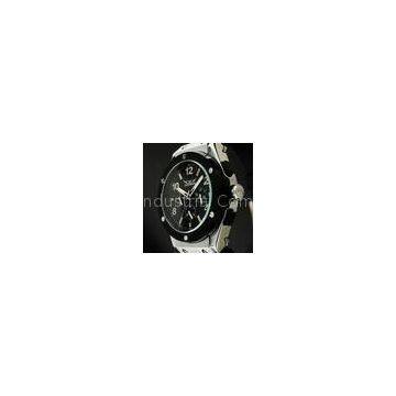 Military Black Mechanical Automatic Watches For Mens , Stainless Steel