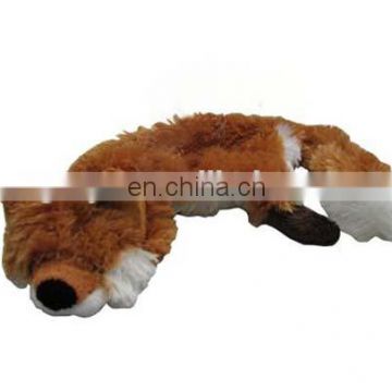 Life-size Fox Plush Dog Toy