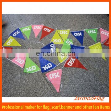 customized promotional pennant string banners