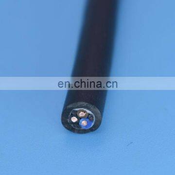 3 core EPR insulated rubber cable flexible submersible pump cable